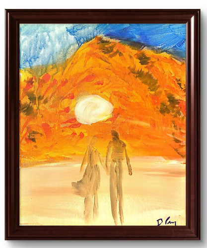 Couple silhouette sunset - couple,