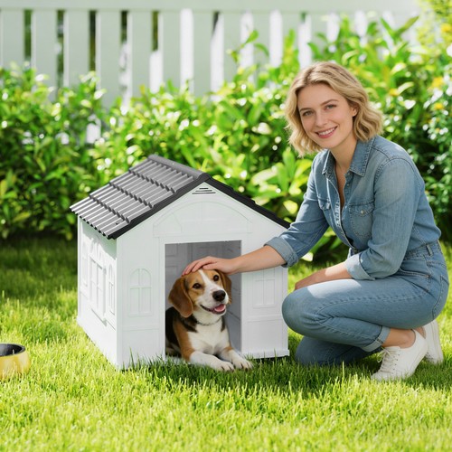 Pawhut weather resistant dog - weather-resistant,