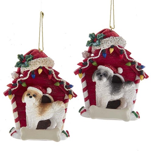 Shih tzu dog house ornament - tzu,